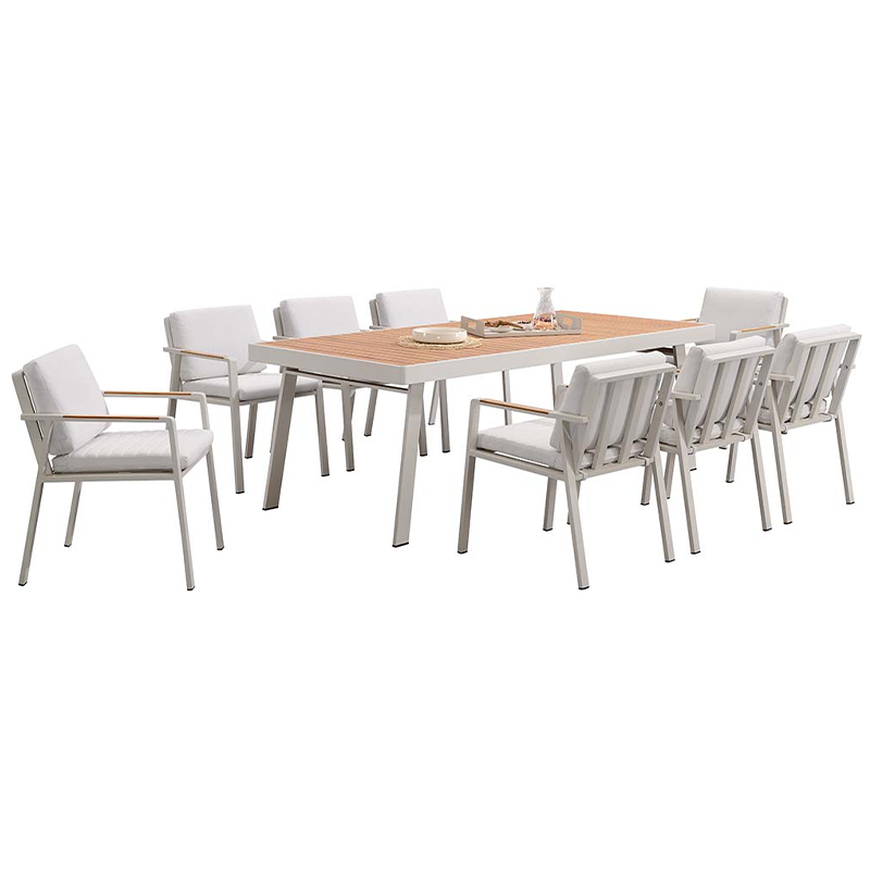 Aspero 8 személyes kerti étkező 2 Aspero 8 szemelyes kerti