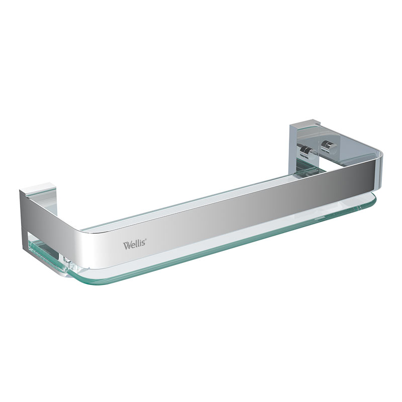 Capri üveg-fém polc 15 Capri uveg fem polc W